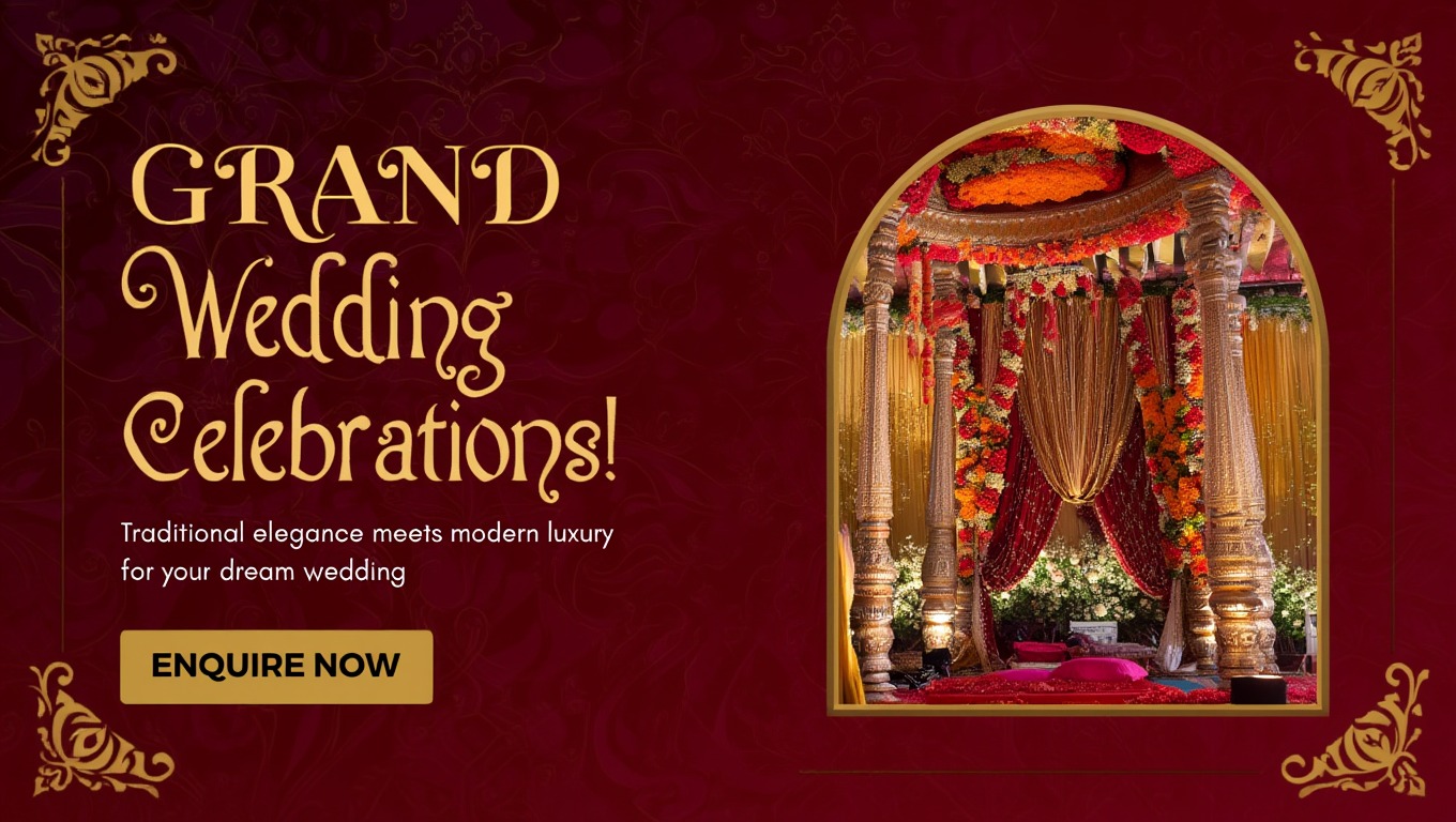 Grand Wedding Celebrations - Traditional elegance meets modern luxury